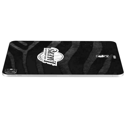 NBA Los Angeles Lakers Black Animal Print iPad Pro 13in M4 (2024) Skin