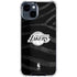 NBA Los Angeles Lakers Black Animal Print iPhone 15 Clear Case
