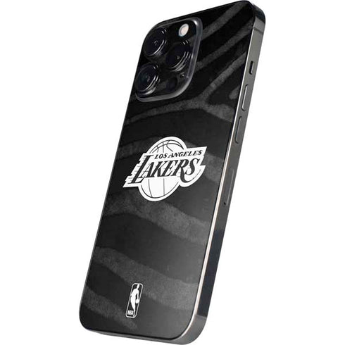 NBA Los Angeles Lakers Black Animal Print iPhone 15 Pro Max Skin