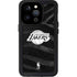 NBA Los Angeles Lakers Black Animal Print iPhone 15 Pro Waterproof Case