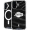 NBA Los Angeles Lakers Black Animal Print iPhone 16 MagSafe Case