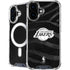 NBA Los Angeles Lakers Black Animal Print iPhone 16 MagSafe Case
