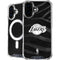 NBA Los Angeles Lakers Black Animal Print iPhone 16 Plus MagSafe Case