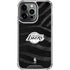 NBA Los Angeles Lakers Black Animal Print iPhone 16 Pro Clear Case