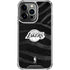 NBA Los Angeles Lakers Black Animal Print iPhone 16 Pro Max Clear Case
