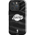NBA Los Angeles Lakers Black Animal Print iPhone 16 Pro Max Impact Case
