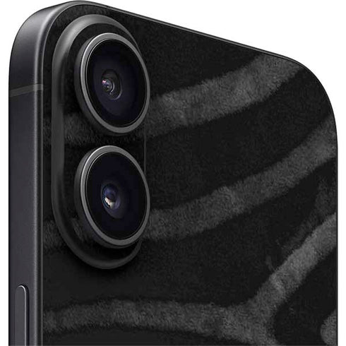 NBA Los Angeles Lakers Black Animal Print iPhone 16 Skin