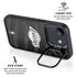 NBA Los Angeles Lakers Black Animal Print iPhone 16e Kickstand Case