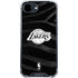 NBA Los Angeles Lakers Black Animal Print iPhone 16e Clear Case