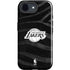 NBA Los Angeles Lakers Black Animal Print iPhone 16e Impact Case