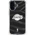 NBA Los Angeles Lakers Black Animal Print iPhone 17 Clear Case