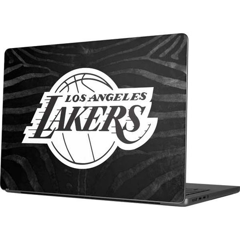 NBA Los Angeles Lakers Black Animal Print Apple MacBook Pro 14-inch Skin