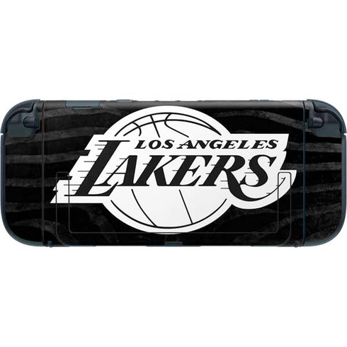 NBA Los Angeles Lakers Black Animal Print Nintendo Switch 2 (2025) with Joy-Con Skin