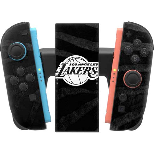 NBA Los Angeles Lakers Black Animal Print Nintendo Switch 2 (2025) Joy-Con Controller Skin