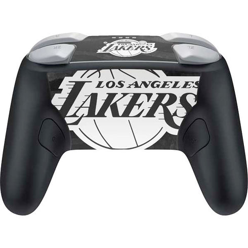 NBA Los Angeles Lakers Black Animal Print Nintendo Switch 2 (2025) Pro Controller Skin
