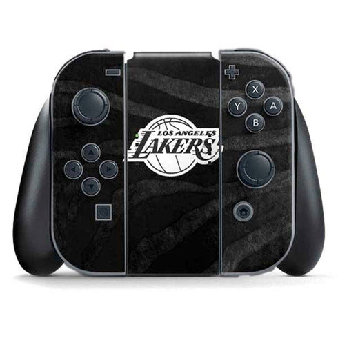 NBA Los Angeles Lakers Black Animal Print Nintendo Skins
