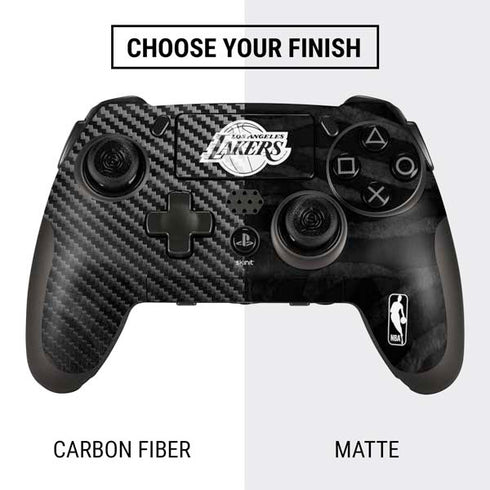 NBA Los Angeles Lakers Black Animal Print PlayStation Scuf Vantage 2 Controller Skin