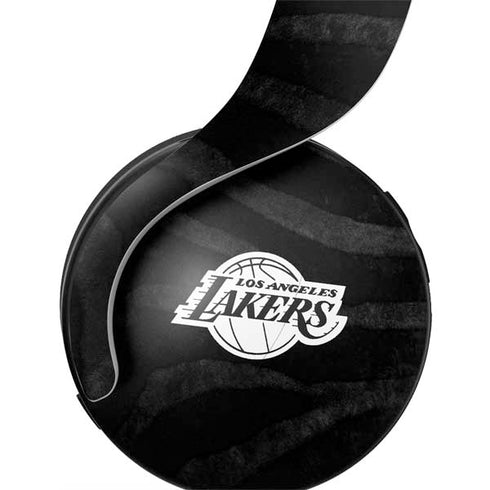 NBA Los Angeles Lakers Black Animal Print PULSE 3D Wireless Headset for PS5 Skin
