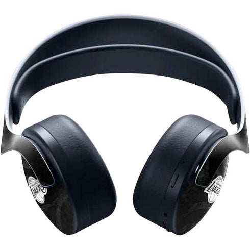 NBA Los Angeles Lakers Black Animal Print PULSE 3D Wireless Headset for PS5 Skin