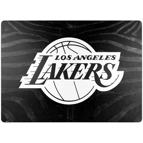 NBA Los Angeles Lakers Black Animal Print Surface Laptop 7 13.8in Skin