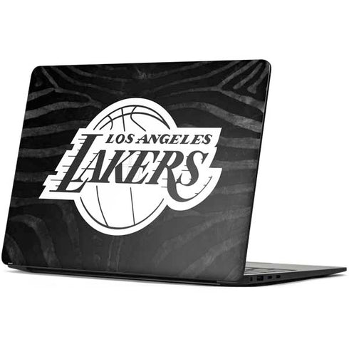 NBA Los Angeles Lakers Black Animal Print Surface Laptop 7 15in Skin