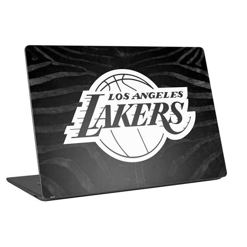 NBA Los Angeles Lakers Black Animal Print Laptop Skins