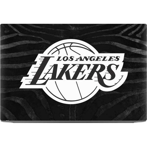 NBA Los Angeles Lakers Black Animal Print Dell XPS Skin