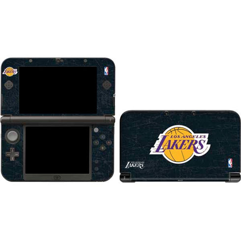 NBA Los Angeles Lakers Black Primary Logo Nintendo Skins
