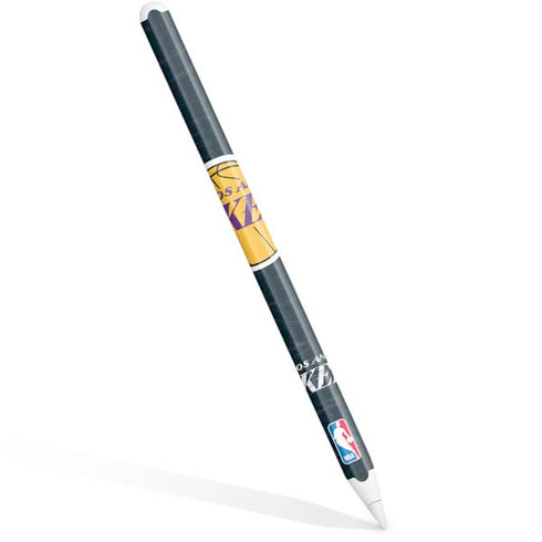 NBA Los Angeles Lakers Black Primary Logo Apple Pencil (2nd Gen 2019) Skin