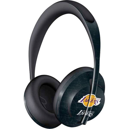NBA Los Angeles Lakers Black Primary Logo Bose Noise Cancelling Headphones 700 Skin