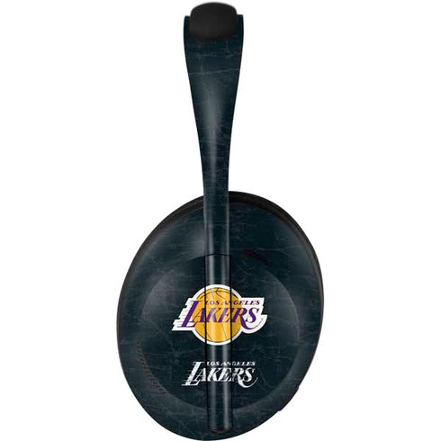 NBA Los Angeles Lakers Black Primary Logo Bose Noise Cancelling Headphones 700 Skin