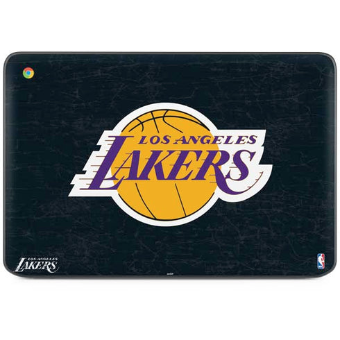 NBA Los Angeles Lakers Black Primary Logo HP Chromebook Skin