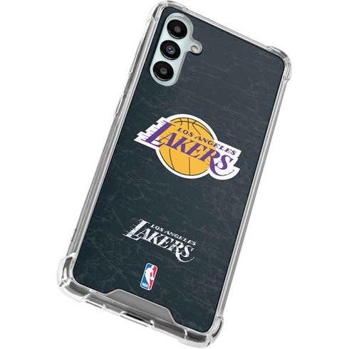 NBA Los Angeles Lakers Black Primary Logo Gabb Phone 4 Clear Case