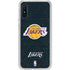 NBA Los Angeles Lakers Black Primary Logo Galaxy Cases