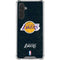 NBA Los Angeles Lakers Black Primary Logo Galaxy A17 Clear Case