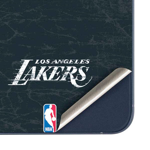 NBA Los Angeles Lakers Black Primary Logo Galaxy A35 5G Skin