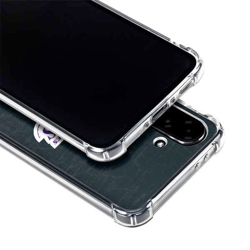 NBA Los Angeles Lakers Black Primary Logo Galaxy A36 5G Clear Case