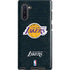 NBA Los Angeles Lakers Black Primary Logo Galaxy Cases