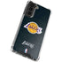 NBA Los Angeles Lakers Black Primary Logo Galaxy S22 Clear Case