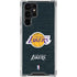 NBA Los Angeles Lakers Black Primary Logo Galaxy S23 Ultra Clear Case