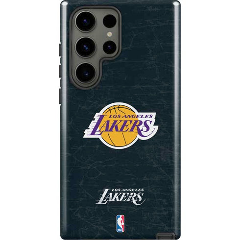 NBA Los Angeles Lakers Black Primary Logo Galaxy S23 Ultra Pro Case