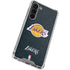NBA Los Angeles Lakers Black Primary Logo Galaxy S24 FE Clear Case