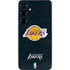 NBA Los Angeles Lakers Black Primary Logo Galaxy S25 Plus Skin