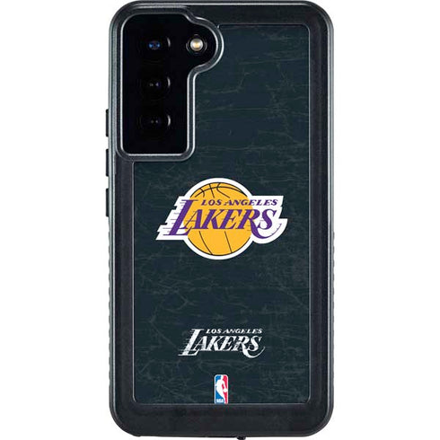 NBA Los Angeles Lakers Black Primary Logo Galaxy S24 Plus Waterproof Case