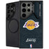 NBA Los Angeles Lakers Black Primary Logo Galaxy S25 Ultra Kickstand Case