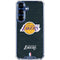 NBA Los Angeles Lakers Black Primary Logo Galaxy S25 Clear Case