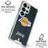 NBA Los Angeles Lakers Black Primary Logo Galaxy S25 Ultra Clear Case
