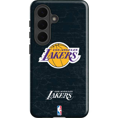 NBA Los Angeles Lakers Black Primary Logo Galaxy S26 Plus Impact Case