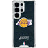 NBA Los Angeles Lakers Black Primary Logo Galaxy S26 Ultra Clear Case