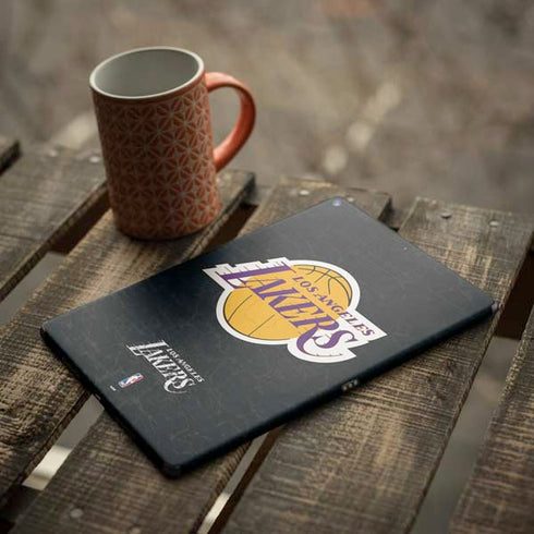 NBA Los Angeles Lakers Black Primary Logo iPad Skins